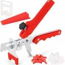 Tile Leveling System with Tile Plier, 300PCS 1/8 Inch Spacers Clips and 100PCS Reusable Wedges, Tile Leveling System Kit for Floor Wall Ceramic Stone Installation
