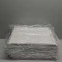 SNSLXH 5 Pack Stackable Closet Storage Basket, Multifunctional & Foldable Closet Organizer for Bathroom Kitchen Laundry Room Wardrobe Storage, Space-Saving Clothes Storage Drawer Organizer, White