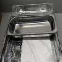 Sifer 11Qt Chafing Dishes for Buffet, No Any Screws, 4 Pack, Black & Gold