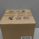 Modern Glass Pendant Light, E26 Hanging Light Fixture with Gold Metal Socket, Adjustable Cord Ceiling Lighting for Kitchen, Dining Room, and Bedroom (Orange)