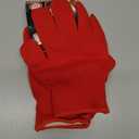 Heat Resistant Gloves for Cooking & Grilling – Aramid Oven Gloves with Fingers, BBQ Gloves with Cotton Lining, Non-Slip, 9.45"x3.94" Kitchen Mitts for Baking, Grilling Accessories