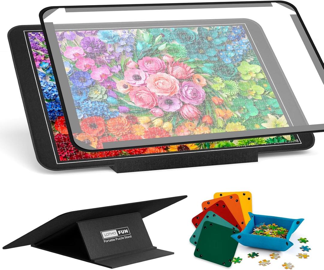 Puzzle Board for 1000 Pieces with Angle Adjustable Stand
