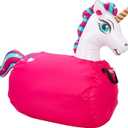 Waddle Large Inflatable Bouncy Hopper - Ride On, Indoor, Outdoor Toys, Bouncy Horse, Toys for Girls and Boys, Durable, Unicorn Toys for Girls, Kids, Adult Toys, Up to 250lbs, Ages 5 and Up (Unicorn)