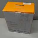 Single Serve One Cup Coffee Maker, for K Cups and Grounds, Mini Coffee Maker with Portable Handle, 6 to 12 Oz Brew Size, for Travel, Camping, Office, RV and Dorm, 120V, White and Brown