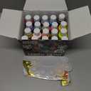 Fabric Paint, Year 30 Colors Permanent Soft Fabric Paint Set for Clothes in Bottles (60ml/2oz) with 10 Brushes, Palette, Non-Toxic Textile Paint Art Supplies for Clothes, Canvas, T-Shirts, Jeans, Bags & Art Crafts