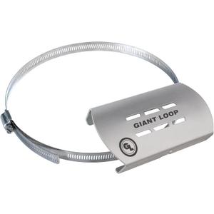 Giant Loop Hot Springs Heat Shield, Laser-Cut Aluminum Construction, Includes Stainless Clamp, Fits Any Motorcycle Exhaust System (Gray 2023)