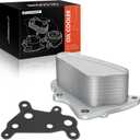 A-Premium Engine Oil Cooler Compatible with Chevrolet Equinox 2018-2025, Malibu 2016-2025, Cruze 2016-2019, Trax 2021-2022 & GMC Terrain 2018-2024 & Buick Encore 2016-2019 2021-2022, 1.4L 1.5L