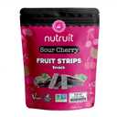 Nutruit Sour Cherry Fruit Strips - Plant Based Healthy Snacks - Gluten Free, Non-GMO, Vegan - High Fiber Dried Fruit Snacks with No Added Sugar & Palm Oil - 1.1 oz Packs (20-Pack)