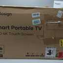 ApoloSign 32'' UHD 4K Smart Portable TV 2nd Gen, 16(8+8) GB RAM+256GB, Android 16, EDLA-Certified, Portable Touch Screen Monitor, Built-in 15000mAh Battery, Full Swivel Rotation, Voice Remote Control