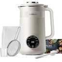 KIDISLE 8 in 1 Nut Milk Maker Blender, 32oz Homemade Soy, Almond, Oat, Coconut, Plant Based and Non Dairy Beverages, Automatic Soybean Machine With Delay Start/Keep Warm/Boil Water, Cream