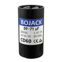 BOJACK 59-71 uf/MFD 250 VAC 20% 50/60 Hz CD60 Round Motor Well Pump Start Capacitor