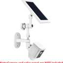 2-in-1 Wall Mount for Ring Solar Panel, Ring Stick Up Cam Battery, Spotlight Cam and Spotlight Cam Plus/Pro(Battery), Adjustable Angle to Get Maximum Sunlight for Your Solar Panel