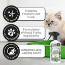 Pet-Pourri Smell Ya Litter Cat Litter Deodorizer Spray, Purrfectly Bamboo 3.4 Fl Oz, Up to 170 Uses, Pet Odor Remover with Essential Oils for Air, Carpet, Urine, Vet Recommended, Bergamot Bamboo Scent