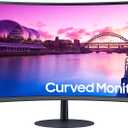 Samsung 32-Inch S39C Series FHD Curved Gaming Monitor, 75Hz, AMD FreeSync, Game Mode, Advanced Eye Comfort, Frameless Display, Built in Speakers, Slim Metal Stand, LS32C392EANXGO, Black
