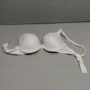 Maidenform Women's Push-up Bra With Dreamwire, No-poke Underwire Push-up Bras for Women, Convertible, Demi Coverage (34B, White)