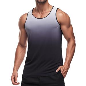 MAGCOMSEN Mens Muscle Tank Tops Sleeveless Workout Swim Shirt | Quick Dry, Dry Fit, Gym, Running, Athletic, Summer, Beach, Sun Shirt, Lightweight, Cool, Stretchy, Breathable, Casual (Black, M)