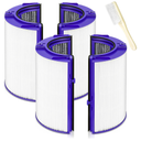 360 Combi Glass HEPA + Carbon Air Purifier Filter Replacement for Dyson HP10 HP07 TP10 TP09 TP07 TP06 TP04 TP4A HP04 HP06 HP09 HP4B PH01 PH02 PH03 PH04 DP04 Pure Cool Hot Humidify Fan, 2 Pack, Blue