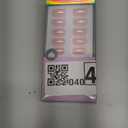 BTArtbox Press On Nails Square - Pastel Pink Short Press On Nails with Glue for Women, Opaque Soft Gel Glue On Nails in 16 Sizes - 32 Stick On Nails Kit, Metro Mocha
