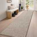 PURRUGS Hallway Runner Rug, 24" x 84", Taupe