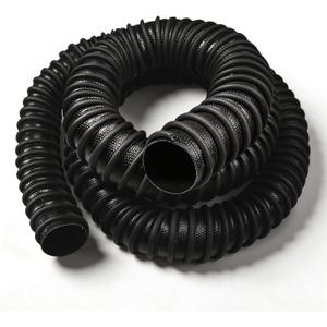 2.5" ID x 11ft Garage Exhaust Hose, Heavy Duty car exhaust hose