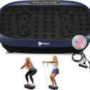 Lifepro Vibration Plate Exercise Machine with Magnetic Acupoints - Full Body Vibration Platform for Beginners and Recovery - Ideal Lymphatic Drainage Massager for Muscle Toning and Overall Fitness (Blue)