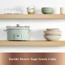 Crock-Pot® Design Series 7-Quart Programmable Slow Cooker, Desert Sage Green