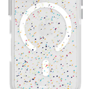 MZELQ for Samsung Galaxy S25 Plus Case, Compatible with MagSafe, Shower Black, Shockproof, Drop Proof, Glitter Cover -White