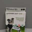 Suitical Recovery Suit for Dogs - Comfortable Post-Surgery Suit with Hold-Up System for Spay, Neuter, Skin Issues - Breathable, Cone-Free Option - Medium, Black - Neck to Base of Tail: 21.7 - 27.2 in