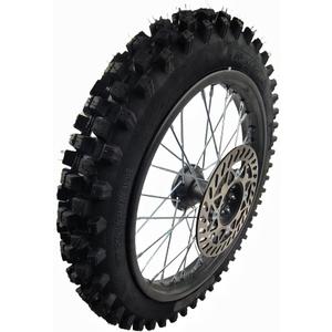 CLEO 60/100-14 Front Wheel Rim Tire Assembly for 50cc-125cc Dirt Bike taotao TTR SSR CRF Apollo 12mm axle includes 190mm brake disc