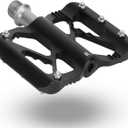 Mountain Bike Pedals, Road Bike Pedals & Bicycle Pedals – Lightweight 9/16" Aluminum Flat Pedals for Adults & Kids with 3 Sealed Bearings & 5 Anti-Skid Pins