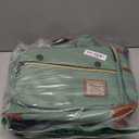 Mancio Vintage Laptop Backpack with USB Charging Port, Slim Tear Resistant Business Backpack for Travelling, College, Casual Daypacks for Men,Women, Fits up to 15.6Inch Notebook, Green