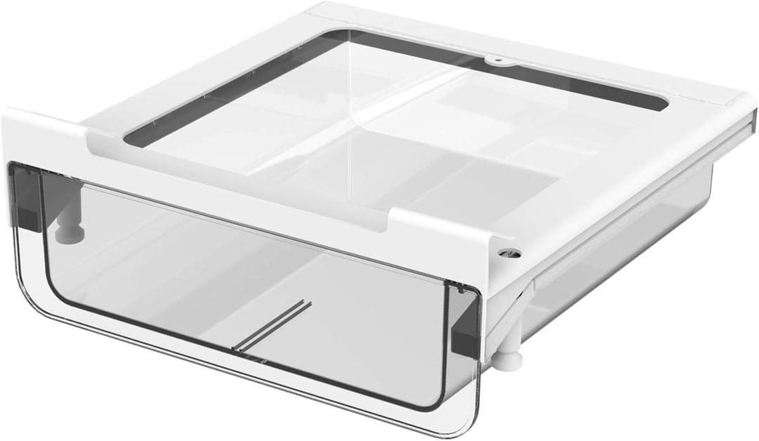 vacane Under Cabinet Organizer, Spice Organizer for Drawer Under Shelf Storage Drawer Pull Out, Under Cabinet Basket Hanging Holder for Cupboard Cabinet Pantry