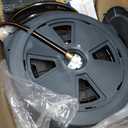 Giraffe Tools AW30 1/2MB Retractable Garden Hose Reel 1/2" x 100 ft PRO Metal Bracket, Heavy Duty, Any Length Lock Hose Reel, 100 ft, Dark Grey (1/2 100FT Metal Bracket)