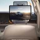 Lamicall Tablet Holder for Car Headrest - [Thick Case Friendly] [360 Rotation] Car Tablet Mount for Backseat, Road Trip Essentials for Kids, for iPad Pro, Air, Mini, Galaxy, Fire HD, 6.1-13" Tablets