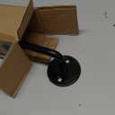 Wallniture Cucina 16" Wall Mount Kitchen Organization Storage Rail with 10 S Hooks for Hanging Pots and Pans Set and Lid Organizer, Black