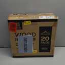 ZOBER Wooden Hangers - 20 Pack, Heavy Duty, Non Slip Wood Hangers for Coats, Jackets, Suits, & Pants - Clothes Hangers for Closet W/ Bar and Notches (Black)