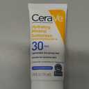 CeraVe 100% Mineral Sunscreen SPF 30, Face sunscreen With Zinc Oxide & Titanium Dioxide, Hyaluronic Acid + Niacinamide + Ceramides, Oil Free, Travel Size 2.5 oz