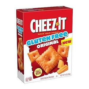 Cheez-It Baked Snack Crackers, Gluten Free, Lunch Snacks, Original 3 Packs  BBD: 05-03-27
