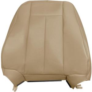 Driver Side Top Replacement Perforated Leather Seat Cover Tan Compatible with Ford Expedition XLT 2007 2008 2009 2010 2011 2012 2013 2014