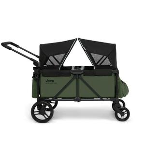 Jeep Sport Stroller Wagon by Delta Children, Black/Green