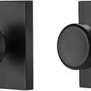 STARPY Black Door Knobs Interior,Interior Door Handles for Closet,Pismo Doorknob Dummy