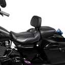 Driver Passenger Solo Seat Backrest Kits Compatible With For Harley Touring Street Road Glide FLHX FLTRX ST 2024 2025 2026 (Black Purple)
