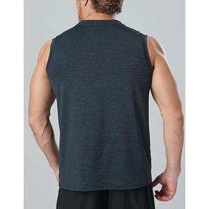 Liberty Imports Pack of 3 Men's Stretch Cool Dry Muscle Tank Tops Athletic Crewneck Sleeveless Workout Shirts 4XT