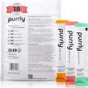 Purrly Lickable Wet Cat Treats Healthy Grain-Free Chicken Variety Pack (18 Count) Squeezable Creamy Pure with Human-Grade Protein Functional Nutrients Non-GMO No-Artificial-Additives Low-Phosphorus