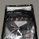 DUKABEL Top Series Long RCA Cables (16 Feet / 5 Meters) - 2-Male RCA to AUX Audio Cable with Crystal-Nylon Braided/24K Gold Plated/99.99% 4N OFC Conductor