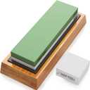 Sharp Pebble Premium Whetstone Knife Sharpening Stone 2 Side Grit 3000/8000 Wetstone Kit -Wetstone Kitchen Knife Sharpener with Non-Slip Bamboo Base & Flattening Stone