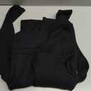 Forever 21 Womens Fold Over/Off The Shoulder Sweater Midi Dress, Black, Small