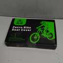 Zacro Bike Seat Cushion - Gel Padded Bike Seat Cover for Men Women Comfort, Extra Soft Exercise Bicycle Seat Compatible with Peloton, Outdoor & Indoor Bike Saddles (Black)