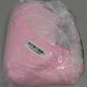 Vicenpal 15.7 x 14 Inch Pink Rabbit Bed Thickened Soft Fluffy Bunny Bed Warm Cuddle Cushion Plush Mat Small Pet Flop Mat Cotton Pillow Concave for Rabbit Guinea Pig Small Animals