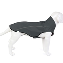 Mile High Life Dog Raincoat, Adjustable Waterproof Reflective Rain Jacket for Small Medium Large Dogs, Lightweight Breathable Pet Rain Coat with Leash Hole(Dark Gray,S)